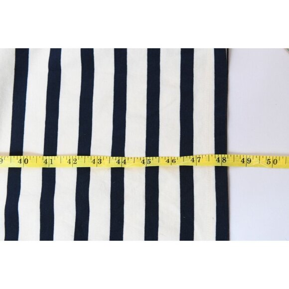J. Crew Maxi Dress Navy White Stripe Scoop Neck Short Sleeve Size S NEW - Picture 11 of 11